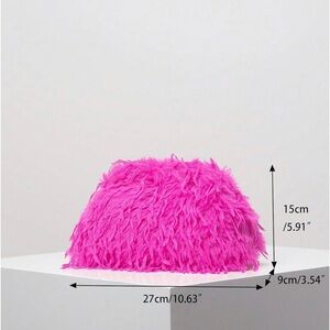 Fuzzy Pink Pillow